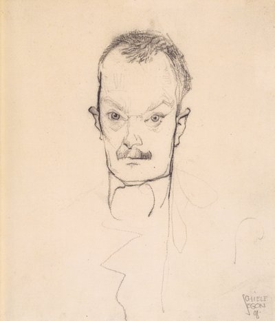 Bildnis Arthur Roessler von Egon Schiele